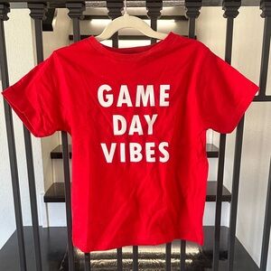 Game Day Vibes Red Graphic Tee